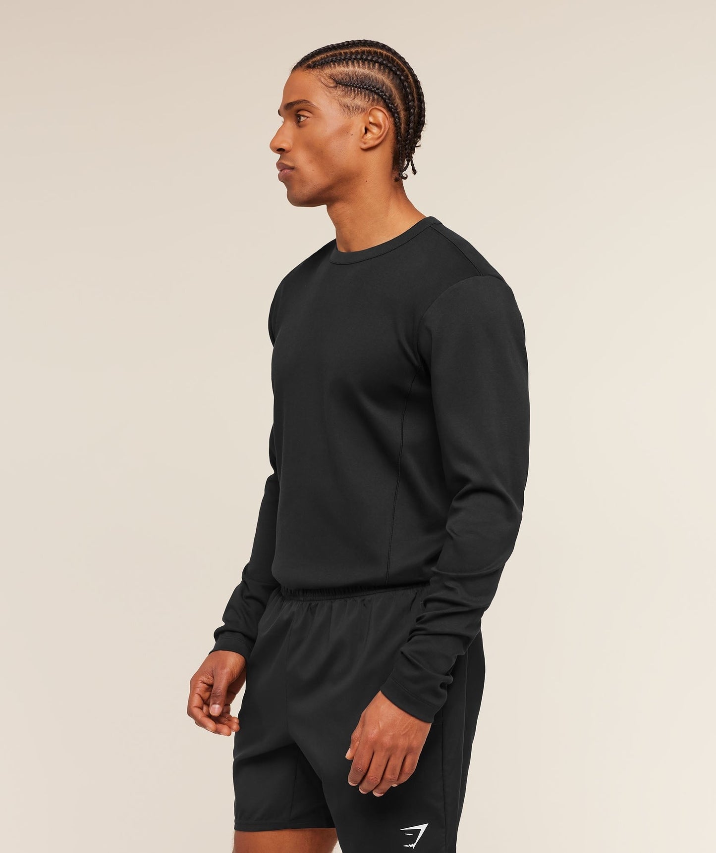 Gymshark Off Duty Long Sleeve T-Shirt - Black