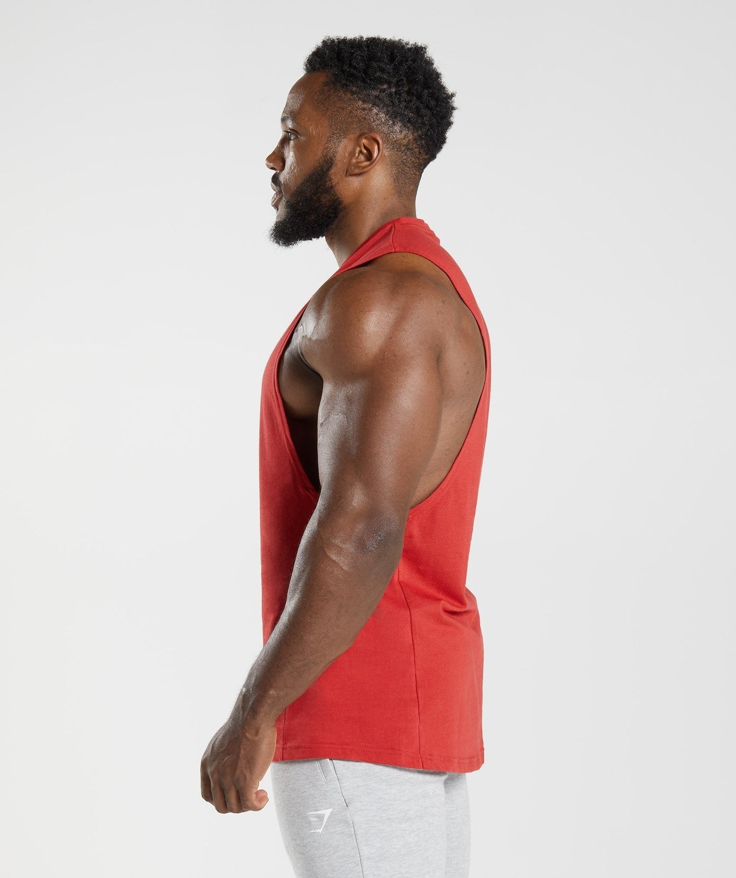 Gymshark React Drop Arm Tank - Salsa Red