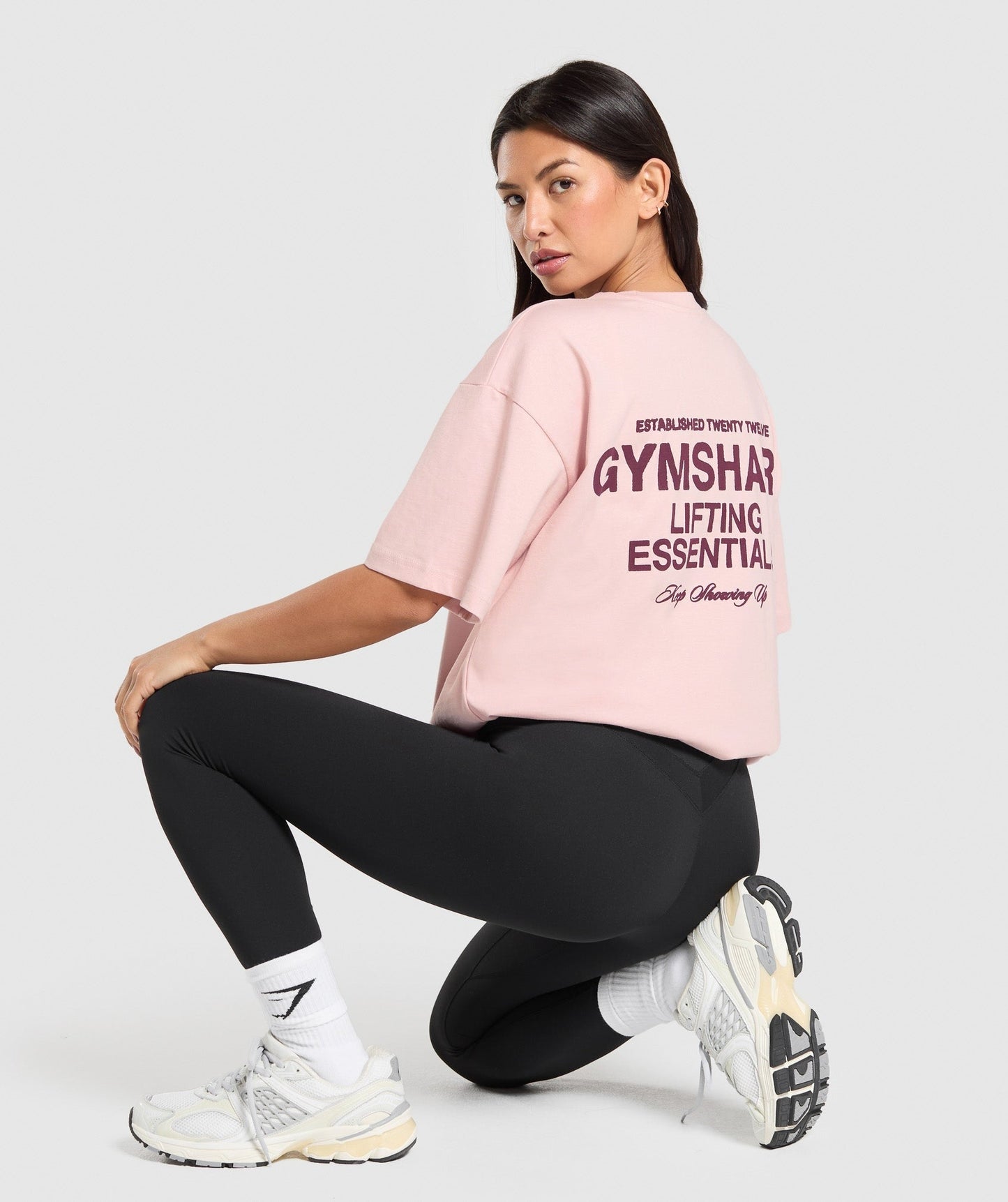 Gymshark EST 2012 Graphic T-Shirt - Lift Pink