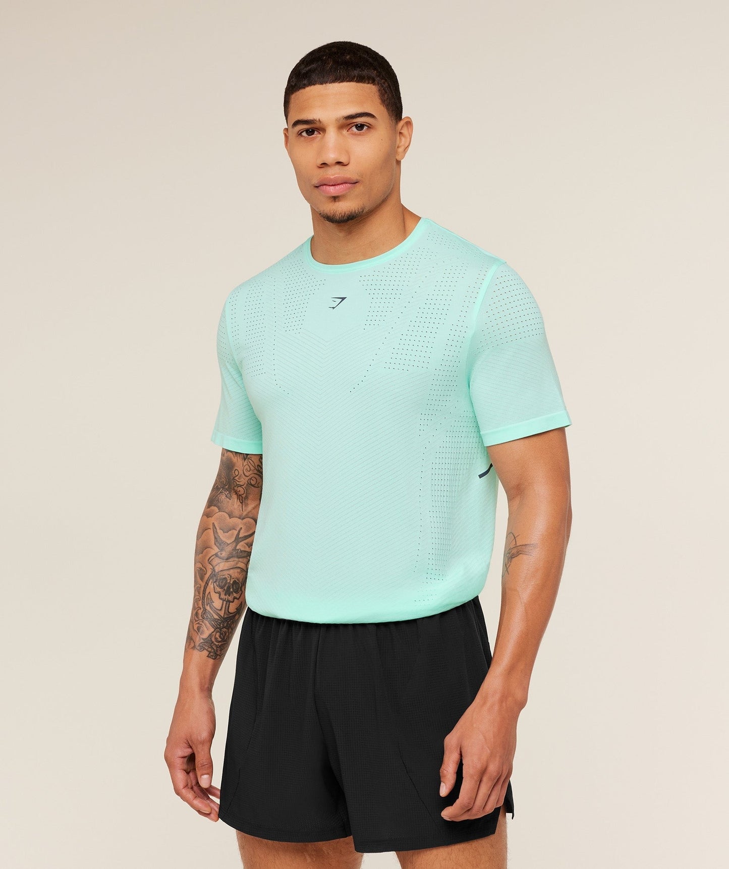 Gymshark Seamless Running T-Shirt - Pop Turquoise
