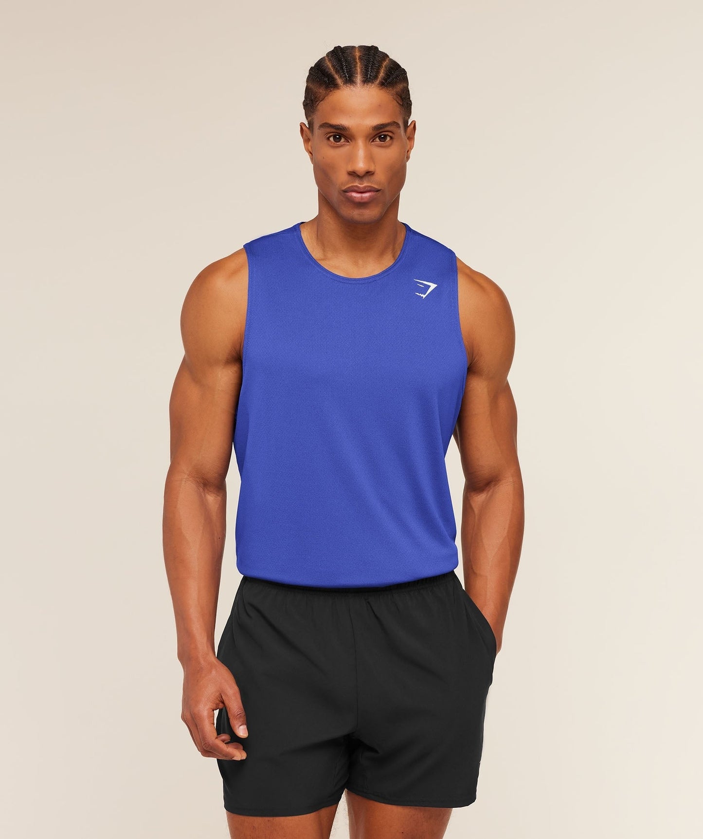 Gymshark Arrival Tank - Force Blue