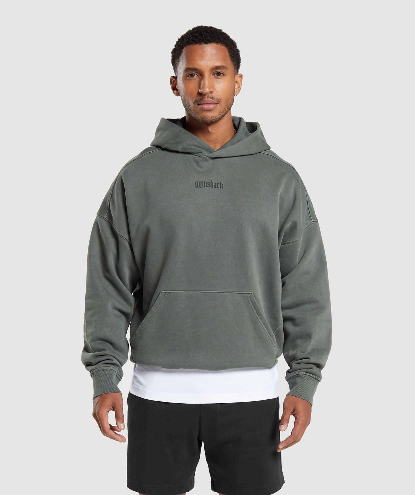 Gymshark Heavyweight Hoodie - Deep Olive Green