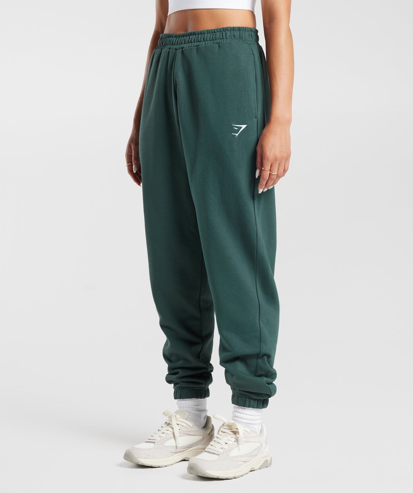 Gymshark Training Regular Fleece Joggers - Fog Green