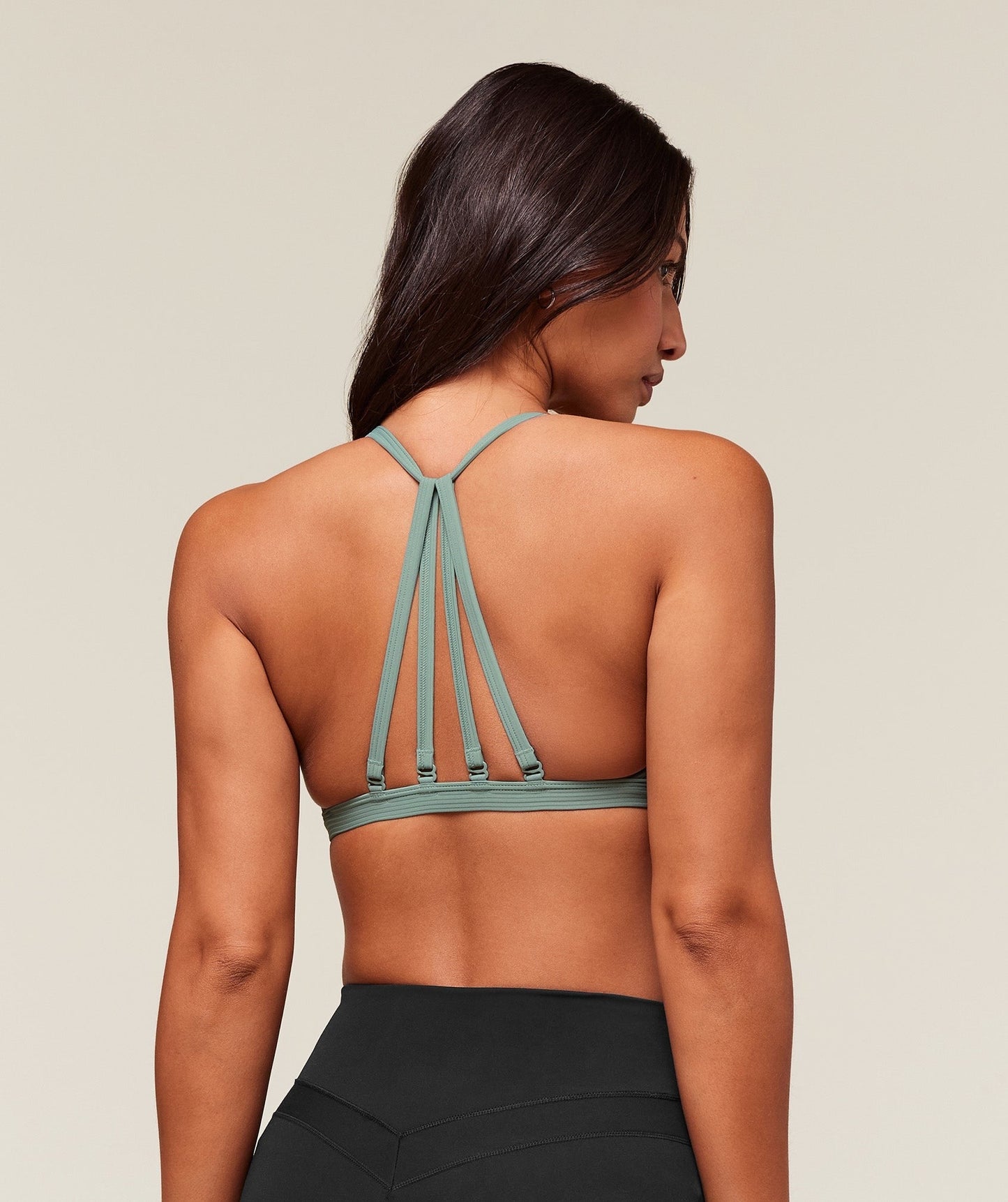 Gymshark Ribbed Minimal Sports Bra - Celeste Blue
