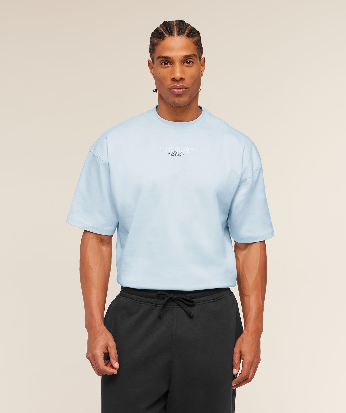 Gymshark Trophy Graphic T-Shirt - Chilled Blue