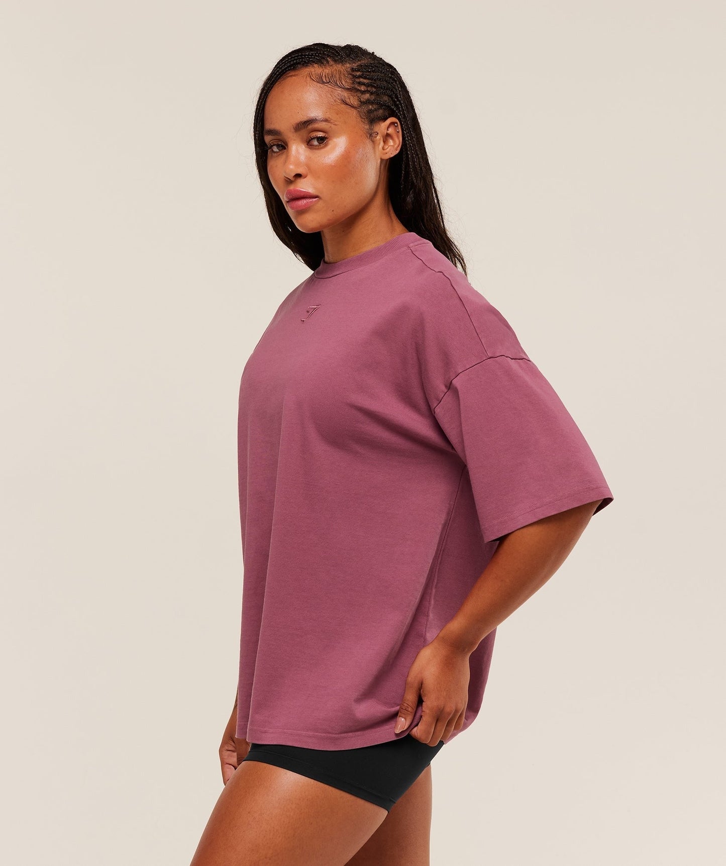 Gymshark Power Washed Oversized T-Shirt - Reset Pink/Acid Wash