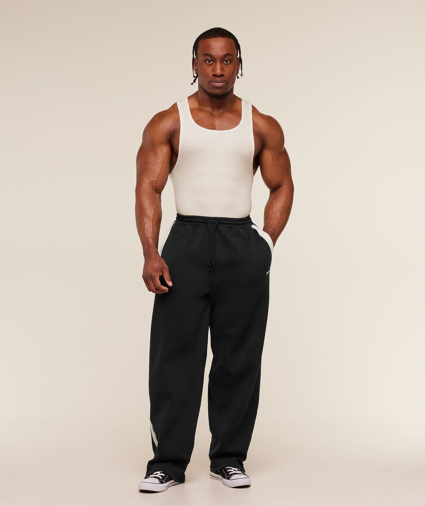 Gymshark x CBUM Ribbed Tank - Soft White