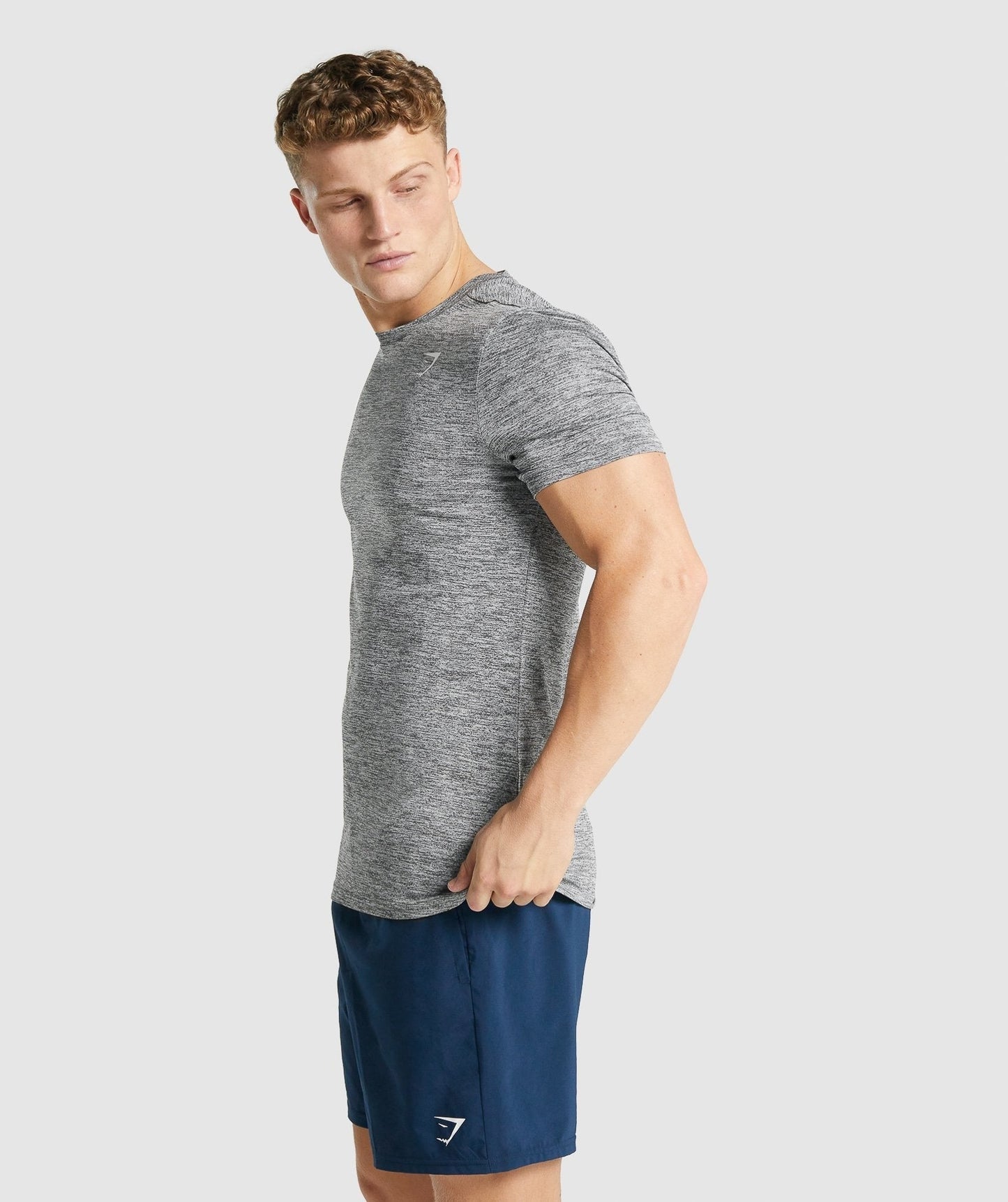 Gymshark Arrival Marl T-Shirt - Charcoal Marl