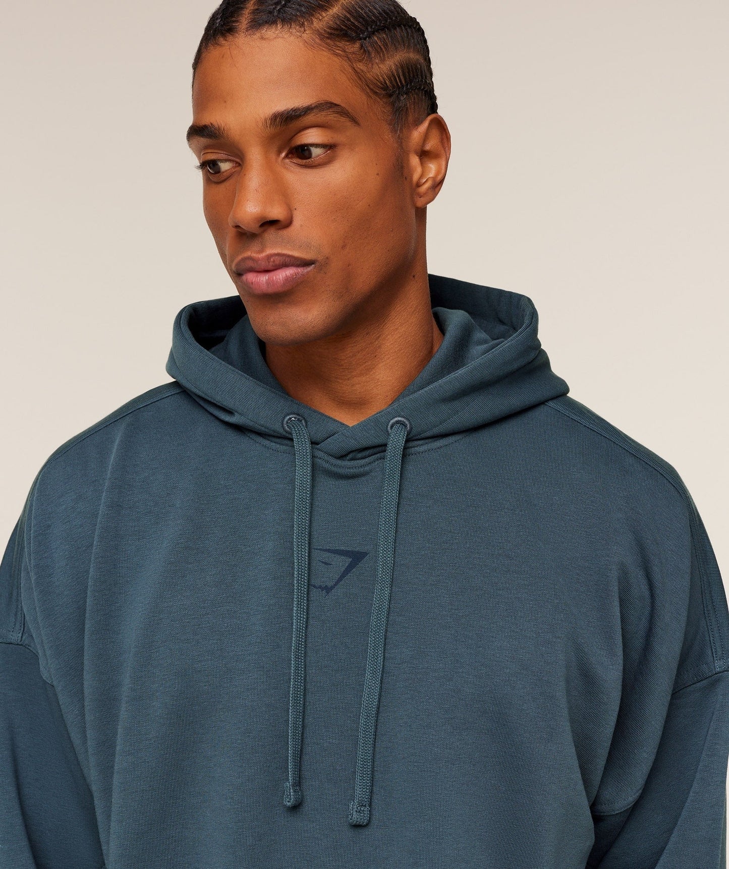 Gymshark Power Oversized Hoodie - GS Stealth Blue