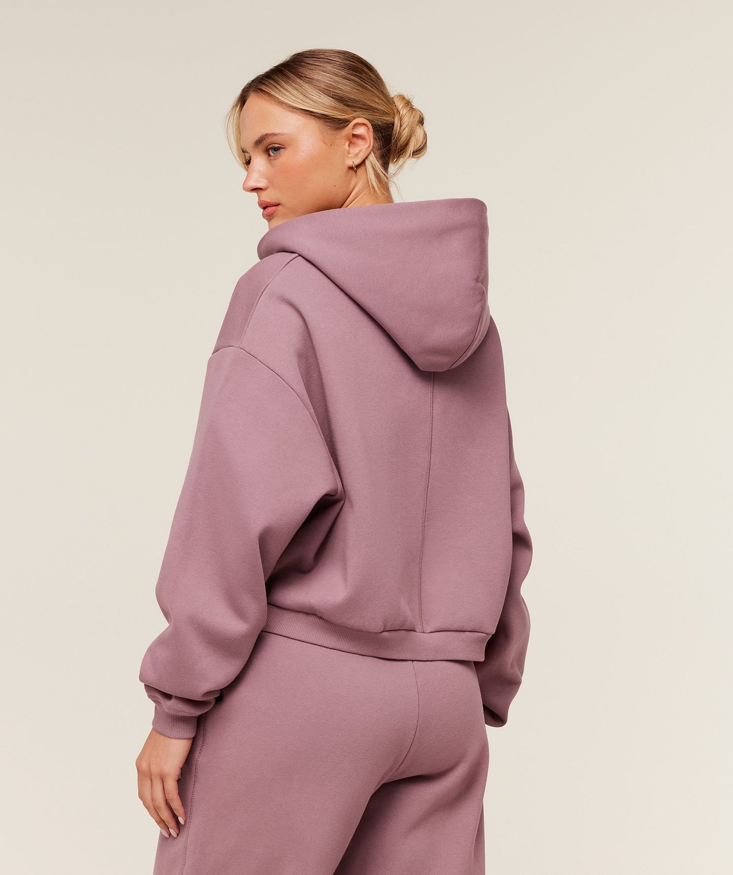 Gymshark Cosy Luxe Zip Through Hoodie - Calm Pink