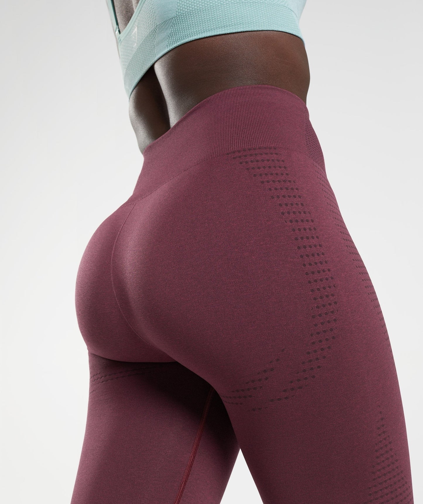 Gymshark Vital Leggings - Baked Maroon Marl