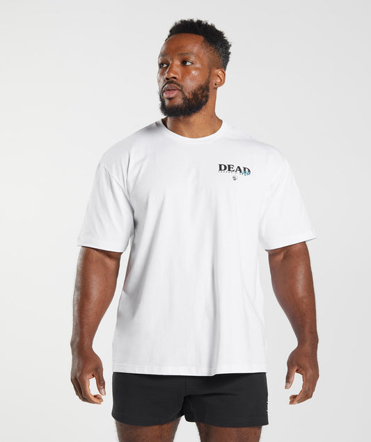 Gymshark Dead Lift T-Shirt - White