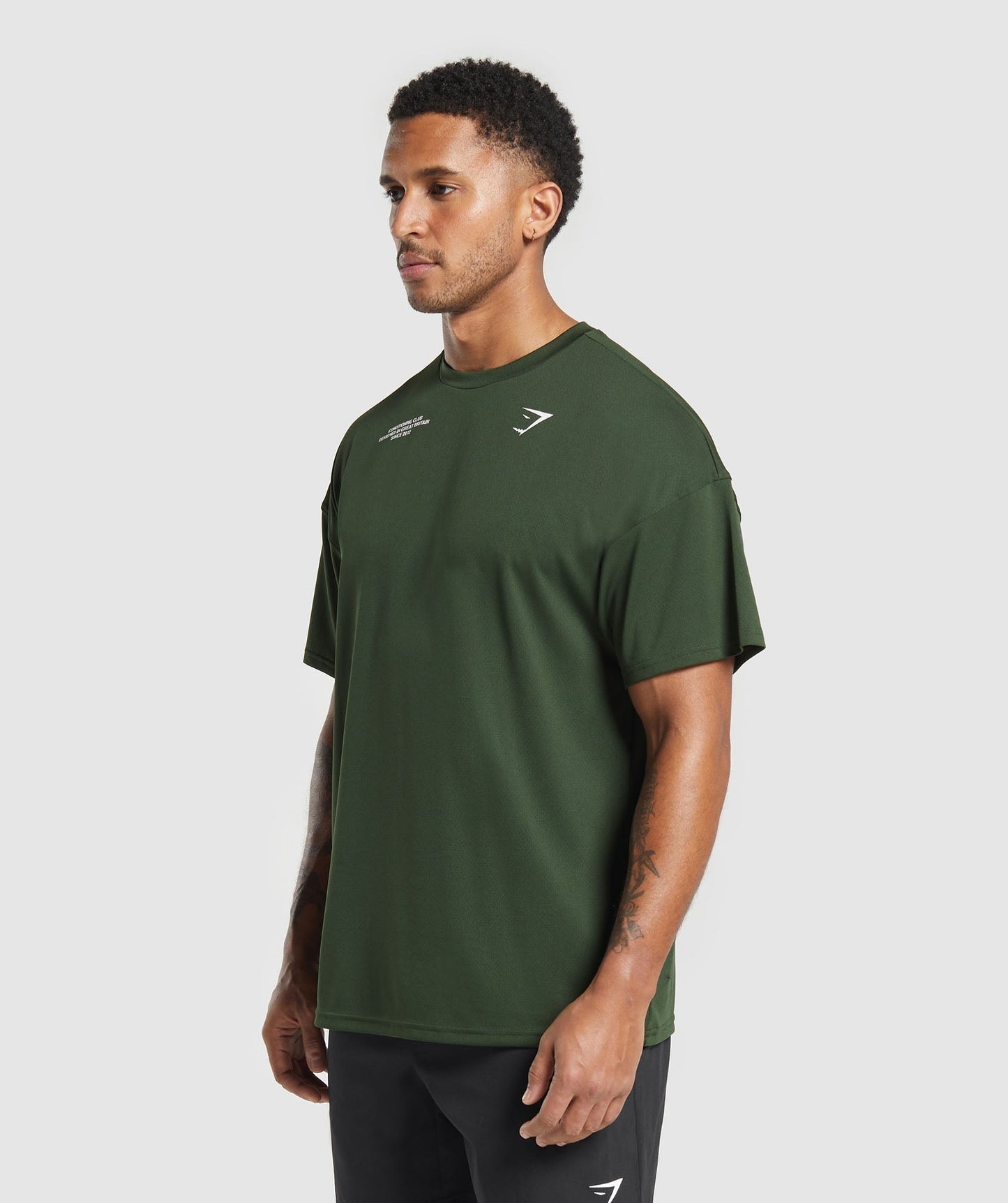 Gymshark Conditioning Club Oversized T-Shirt - Trail Green
