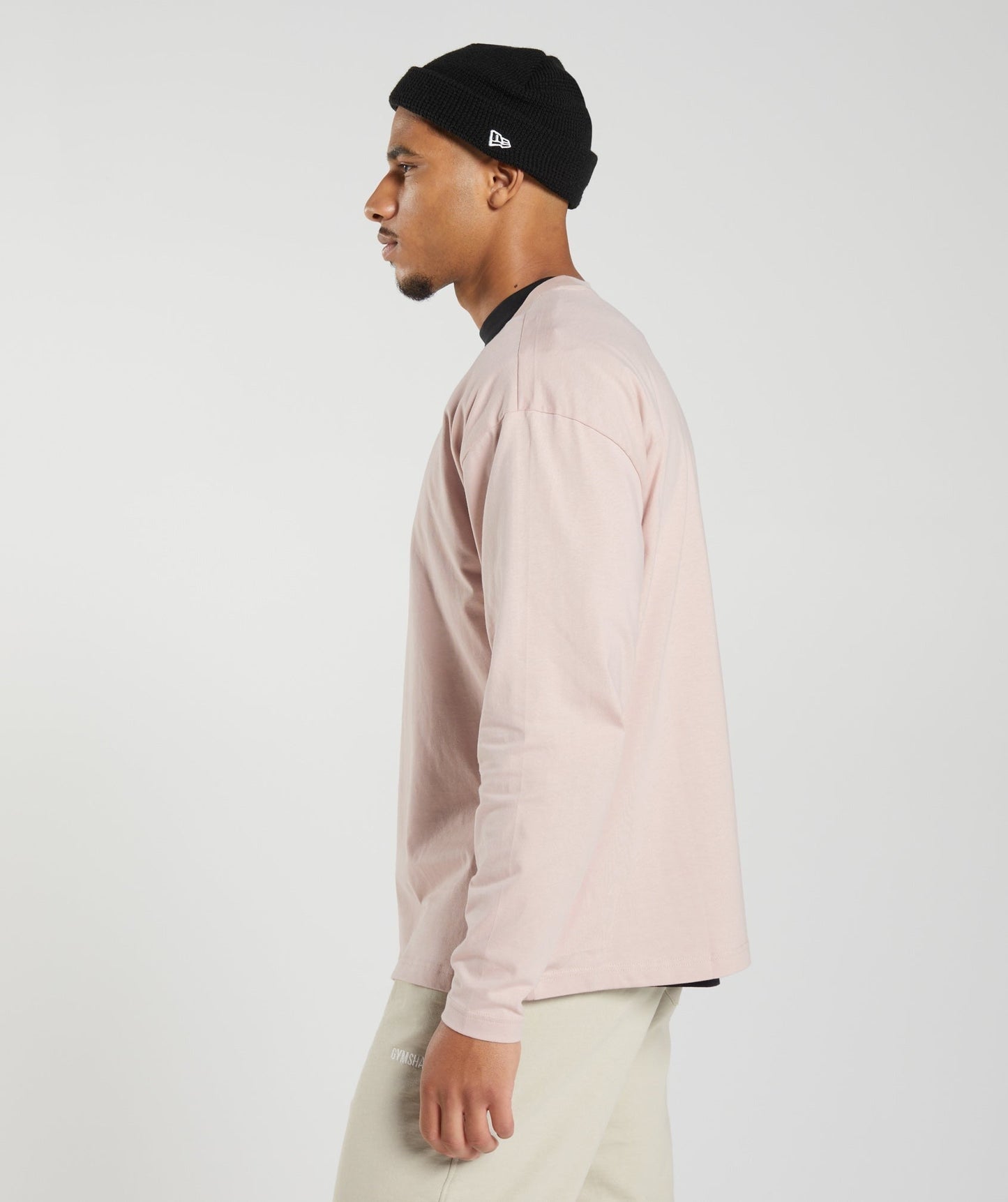 Gymshark Rest Day Sweats Long Sleeve T-Shirt - Dusty Taupe