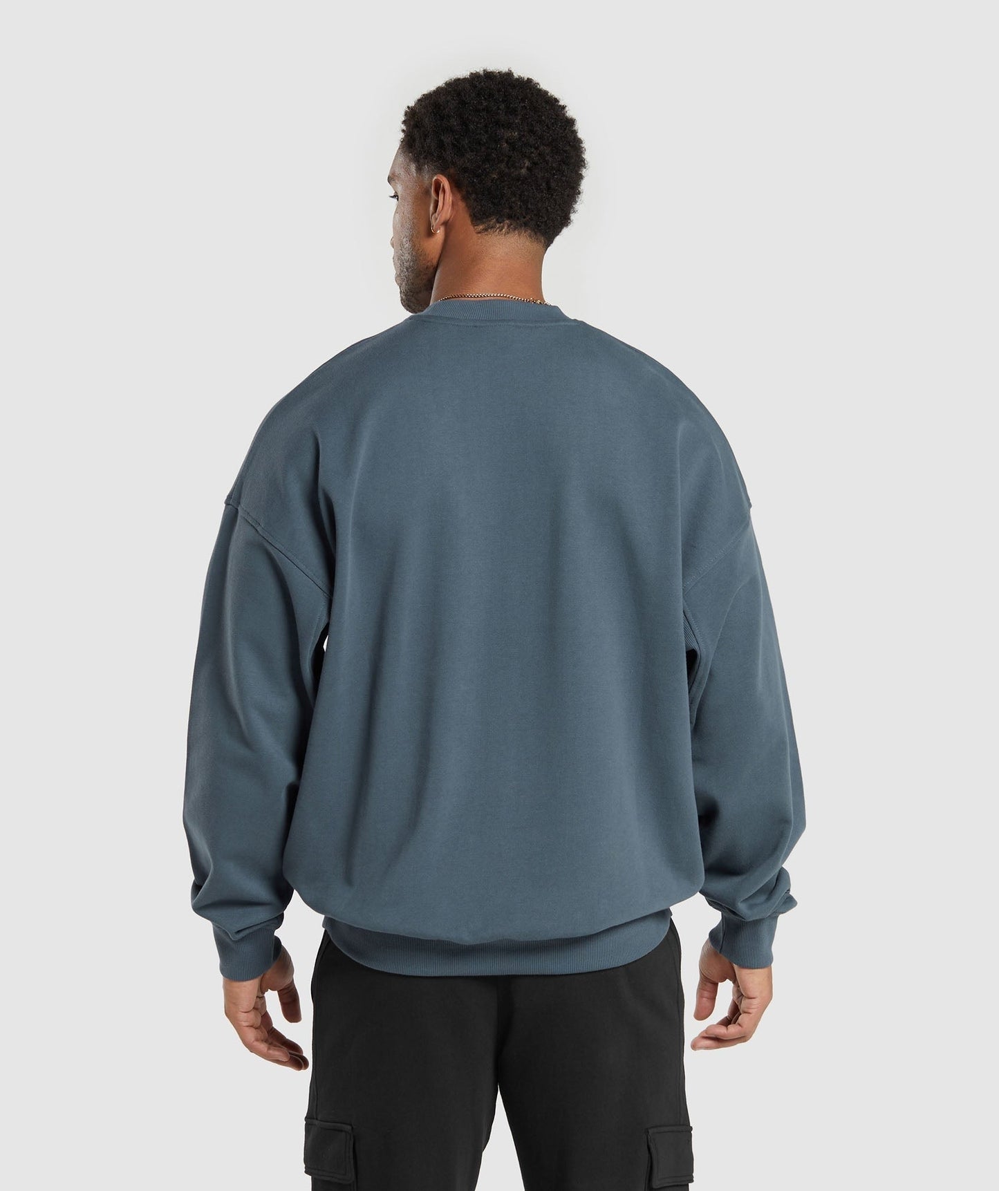 Gymshark Rest Day Essentials Crew - Titanium Blue