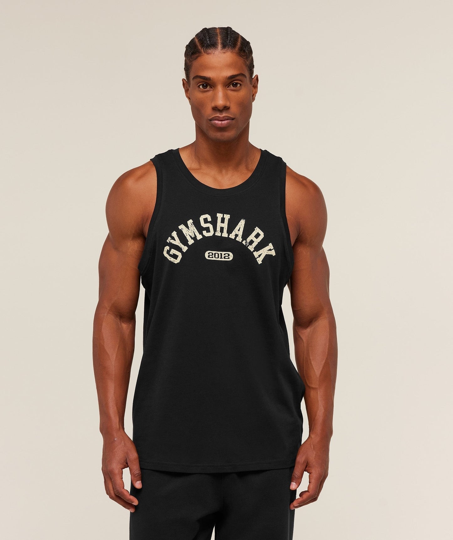 Gymshark 2012 Strength Tank - Black