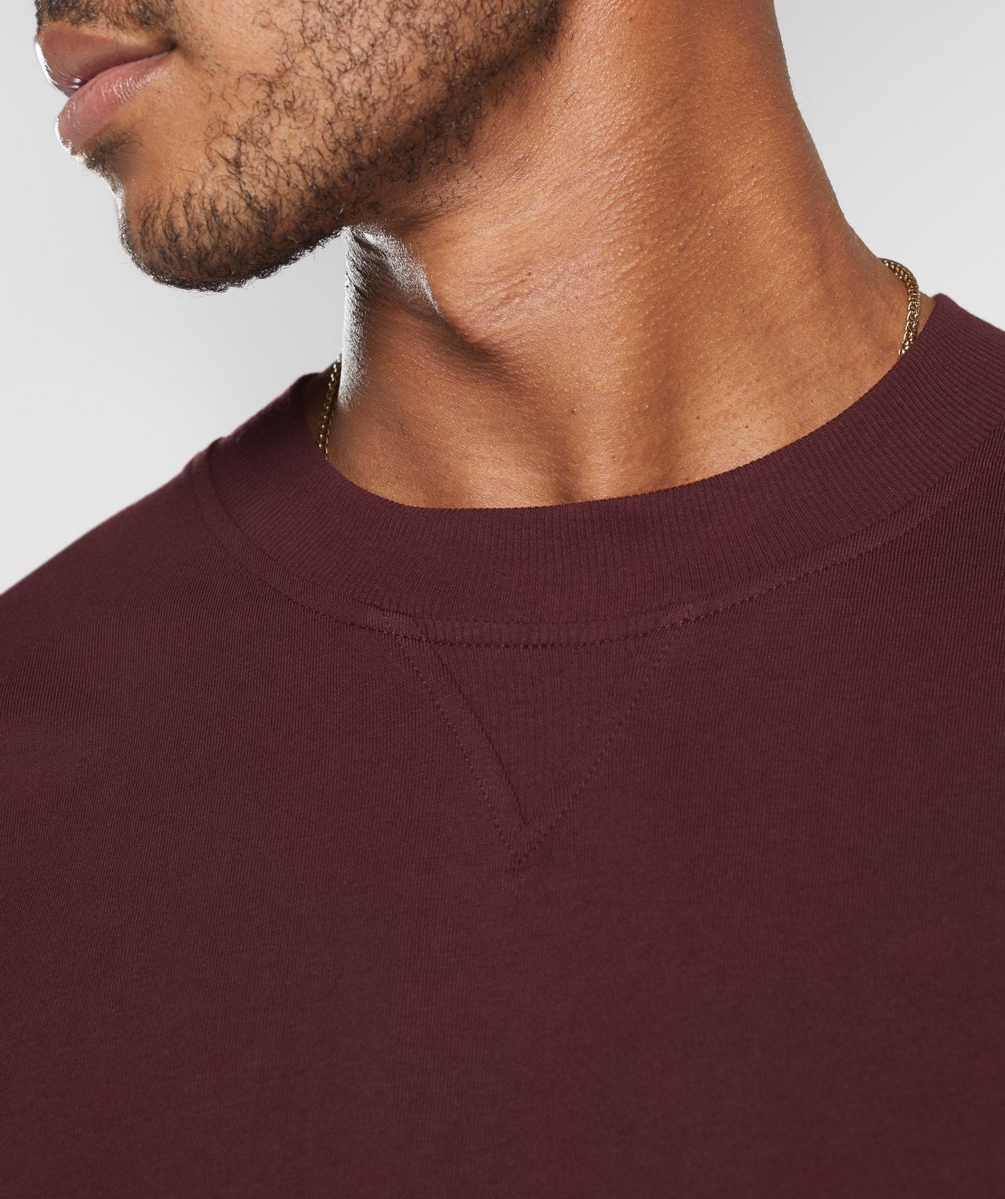 Gymshark Rest Day Essentials T-Shirt - Rich Maroon