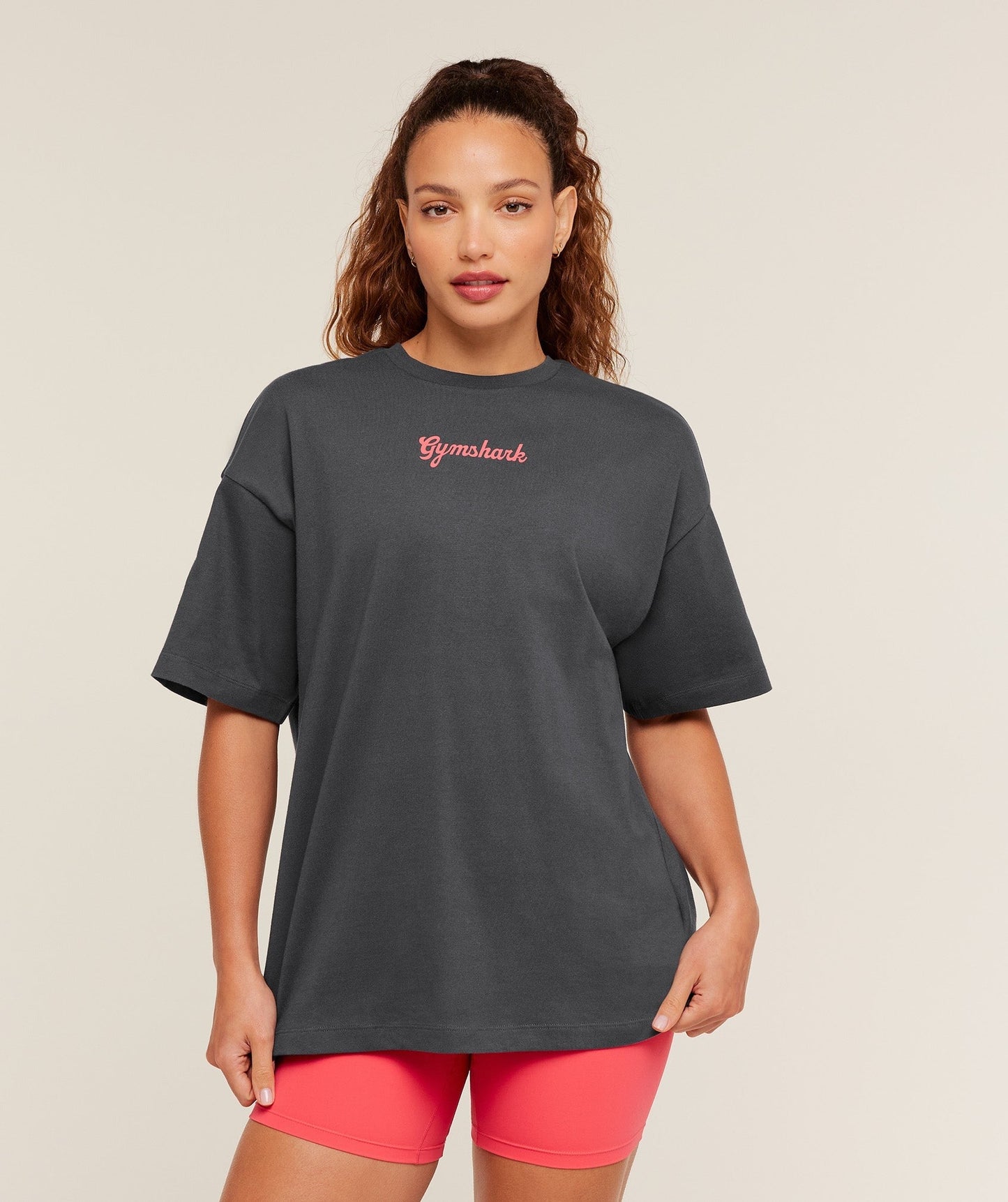 Gymshark Après-Lift Club Oversized T-Shirt - Grey