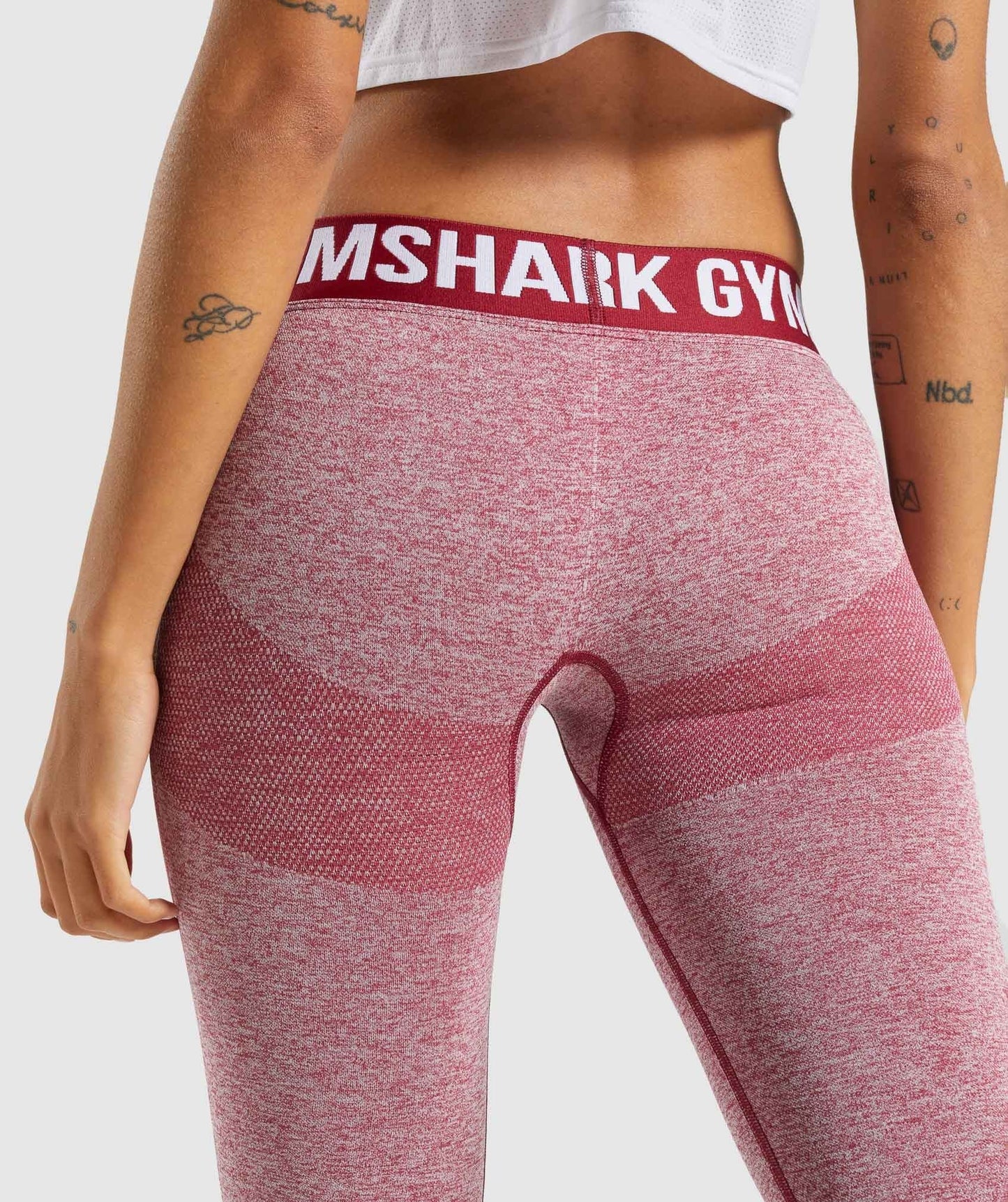 Gymshark Flex Low Rise Leggings - Pink Marl