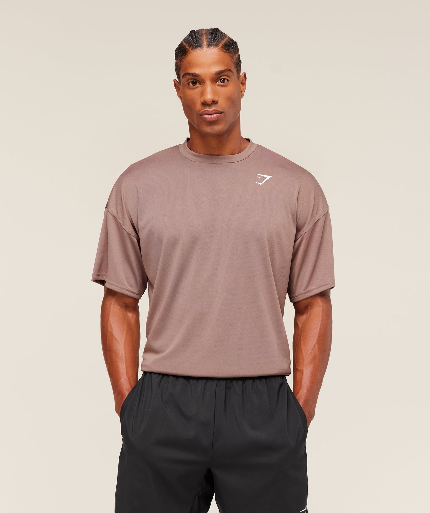 Gymshark Arrival Oversized T-Shirt - Chestnut Pink