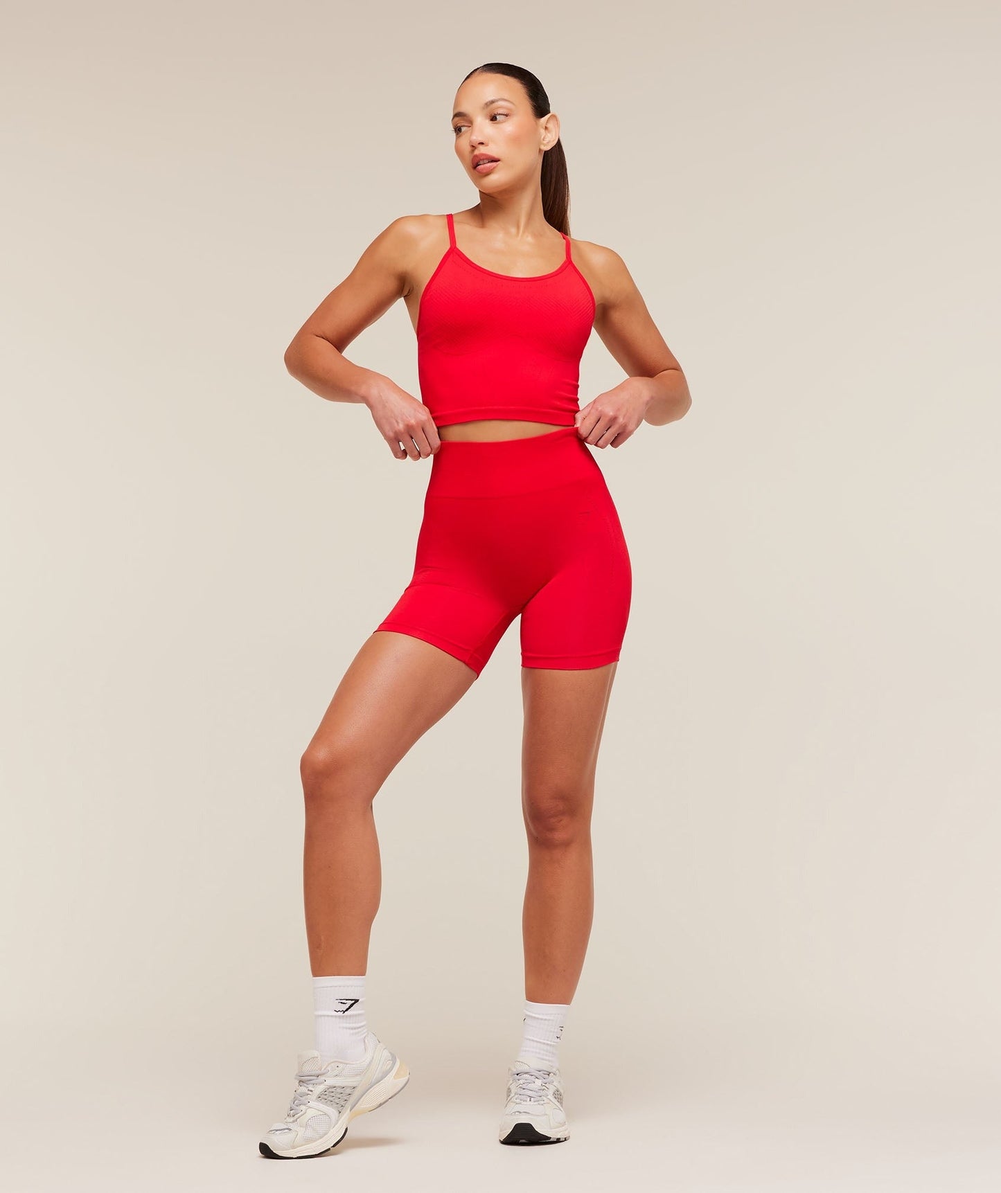 Gymshark Energise Seamless Shorts - Athletic Red