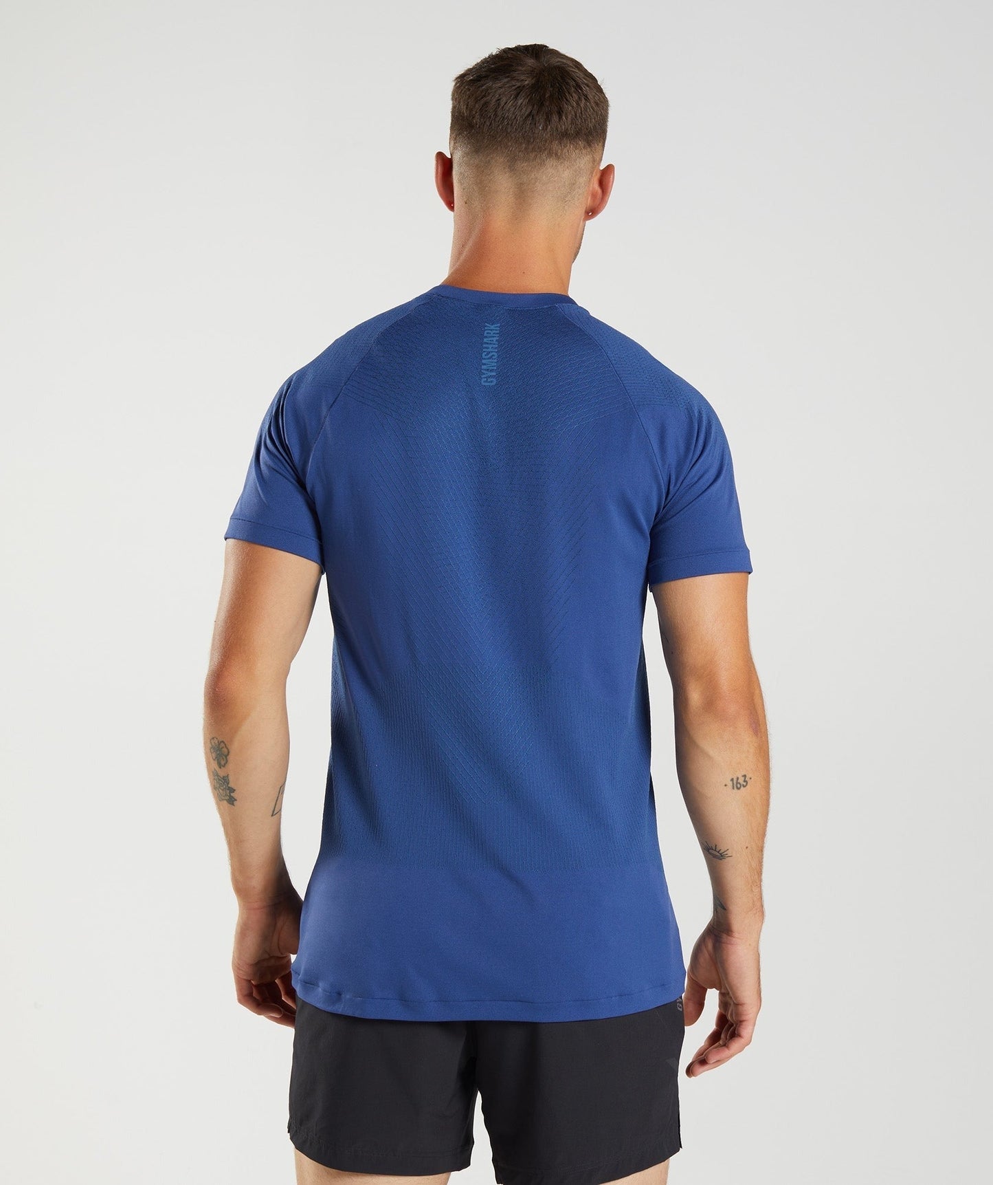 Gymshark Apex Seamless T-Shirt - Stellar Blue/Lakeside Blue