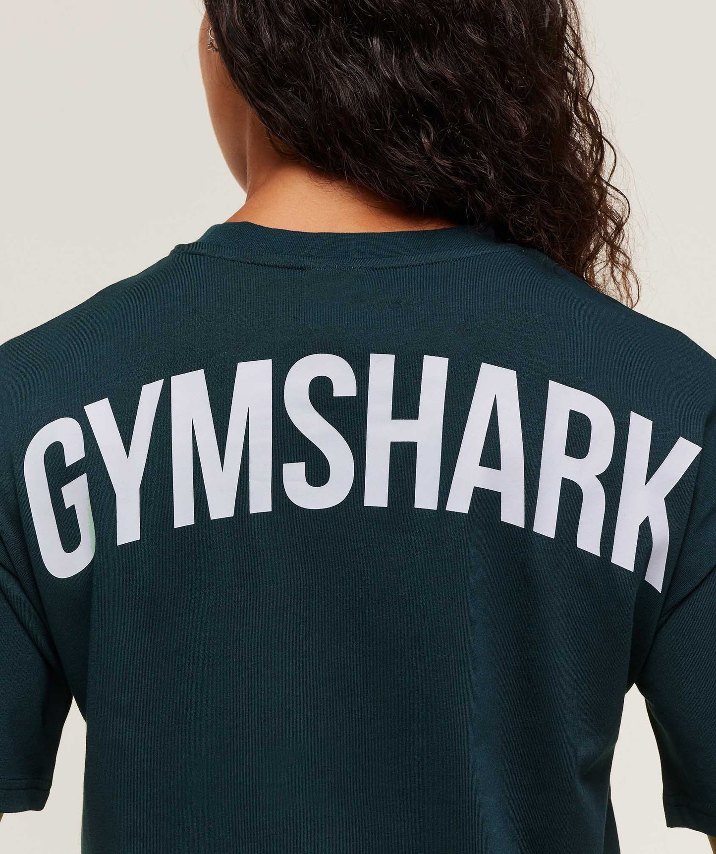 Gymshark GS Power Oversized T-Shirt - Deep Petrol Blue/Smoke Blue