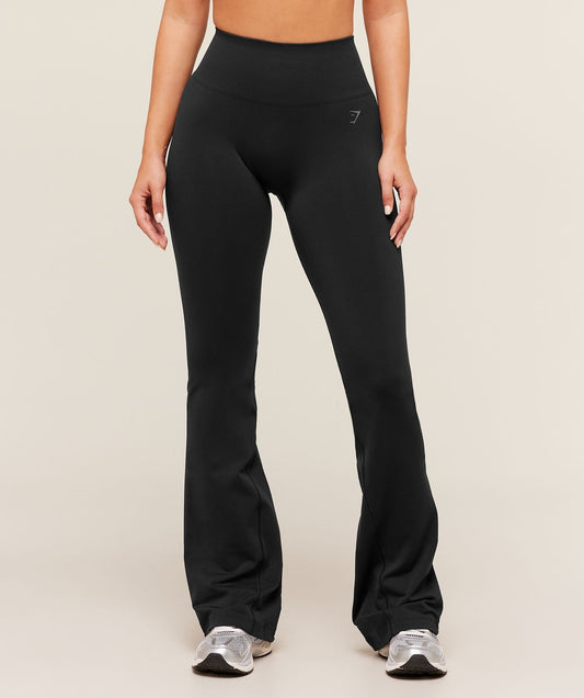 Gymshark Soft Sculpt Flared Leggings - Black