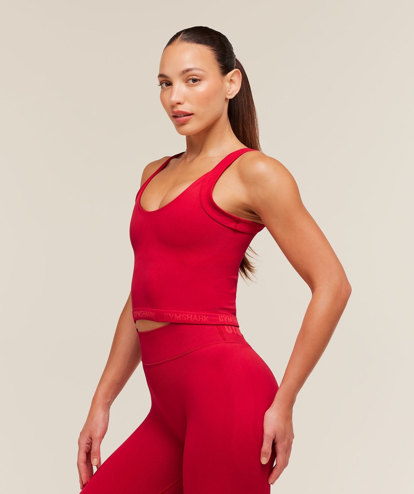 Gymshark Flex V4 Tank Top - Carmine Red