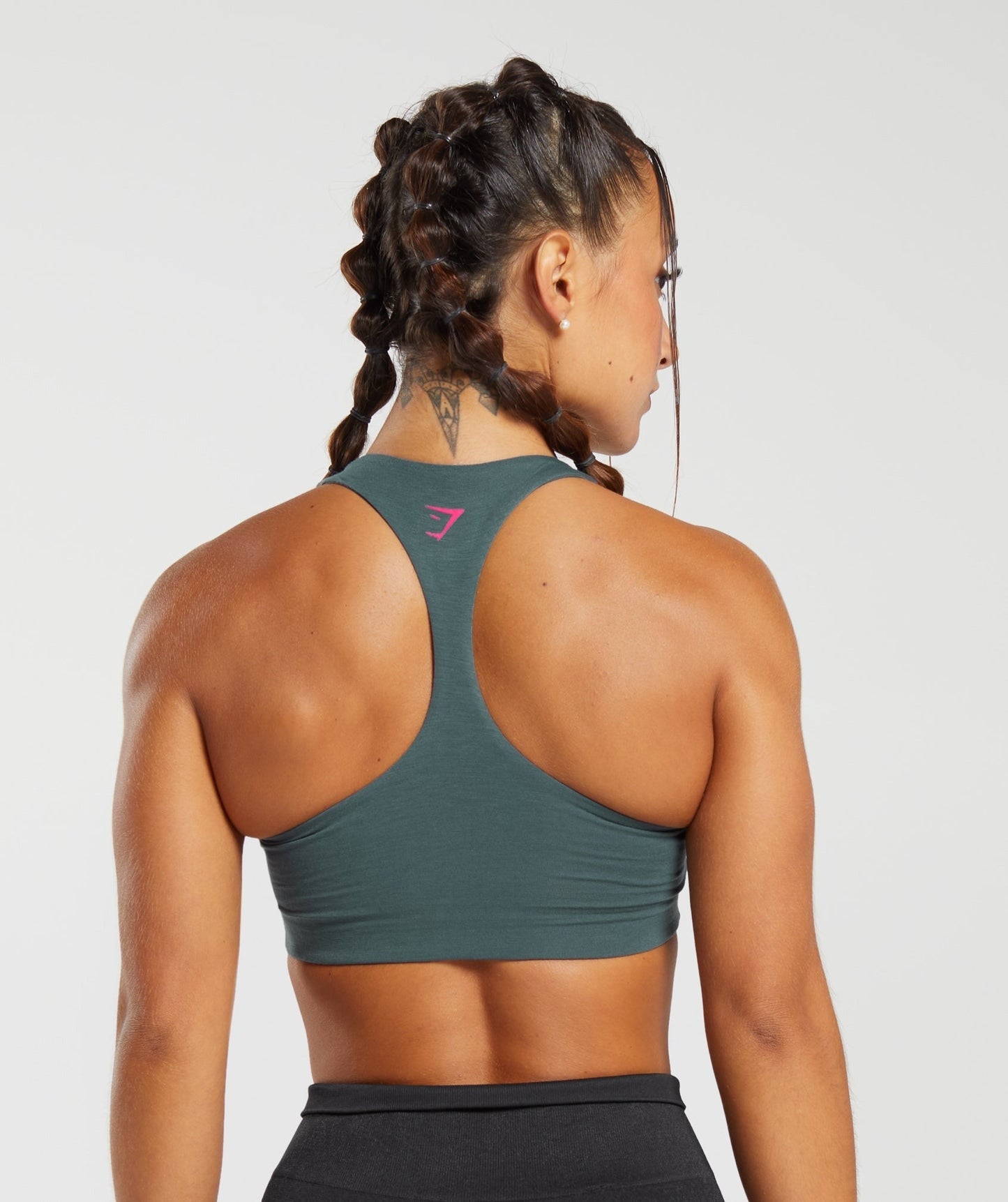 Gymshark Lifting Graphic Bralette - Smokey Teal