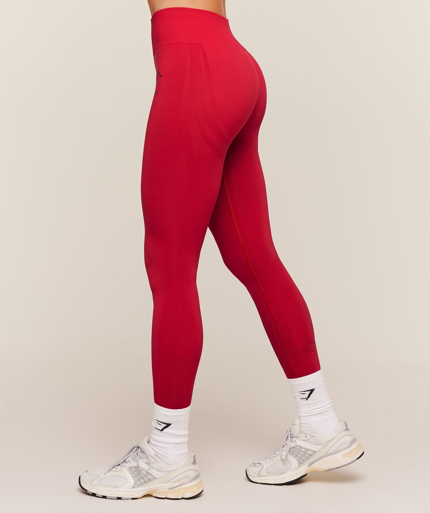 Gymshark Everyday Seamless Graphic Leggings - Conditioning Red
