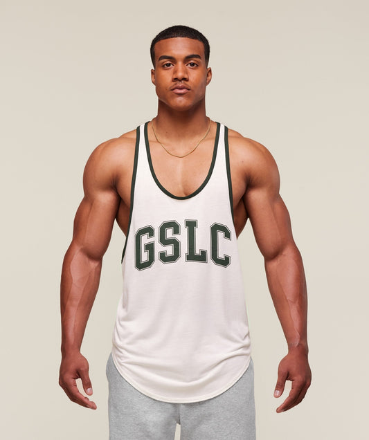 Gymshark GSLC Ringer Stringer - Soft White