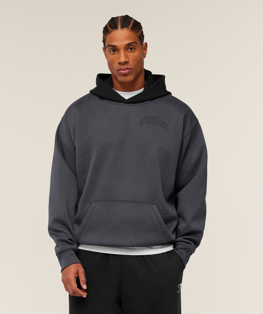 Gymshark Collegiate Tech Hoodie - Grey