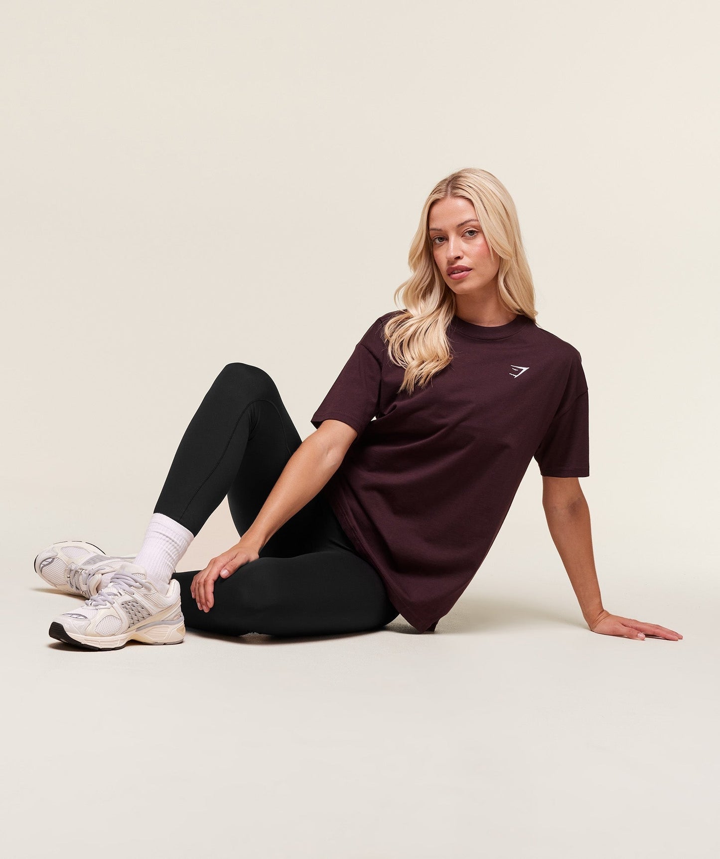 Gymshark Training Oversized T-Shirt - Cherry Purple