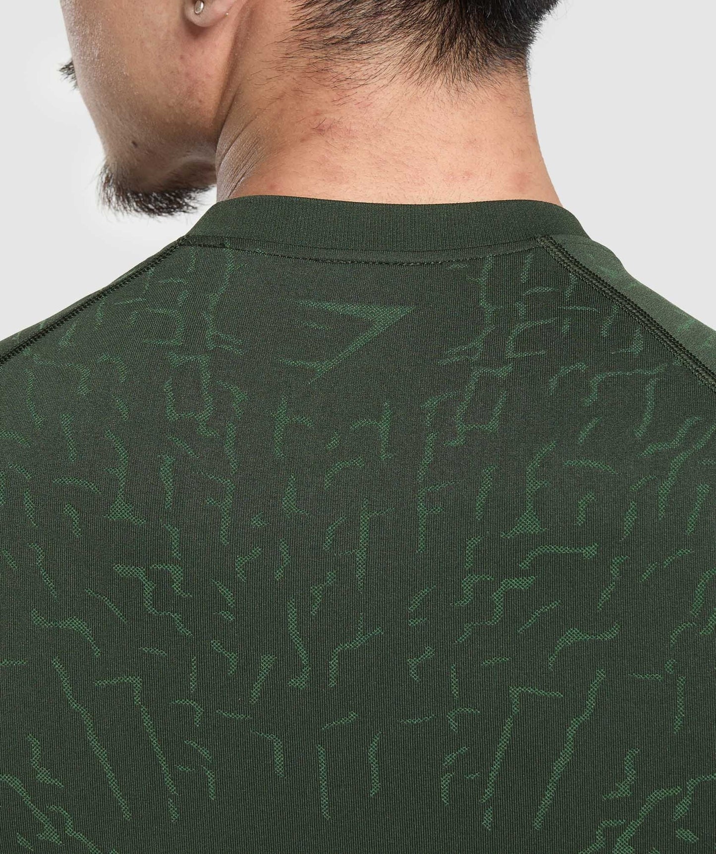 Gymshark Tectonic Seamless T Shirt - Trail Green/Classic Green