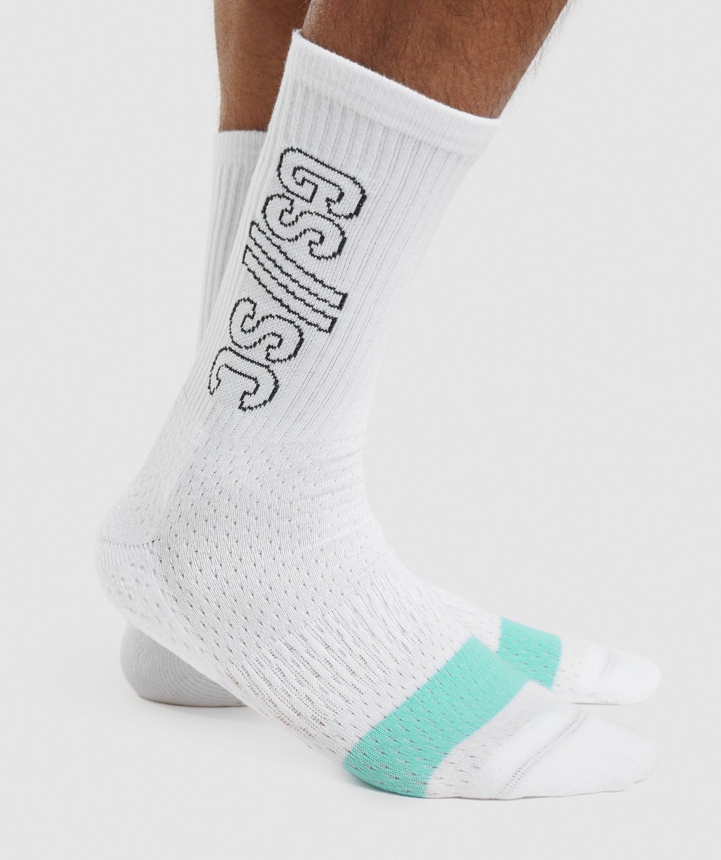 Gymshark //Steve Cook Crew Socks - White