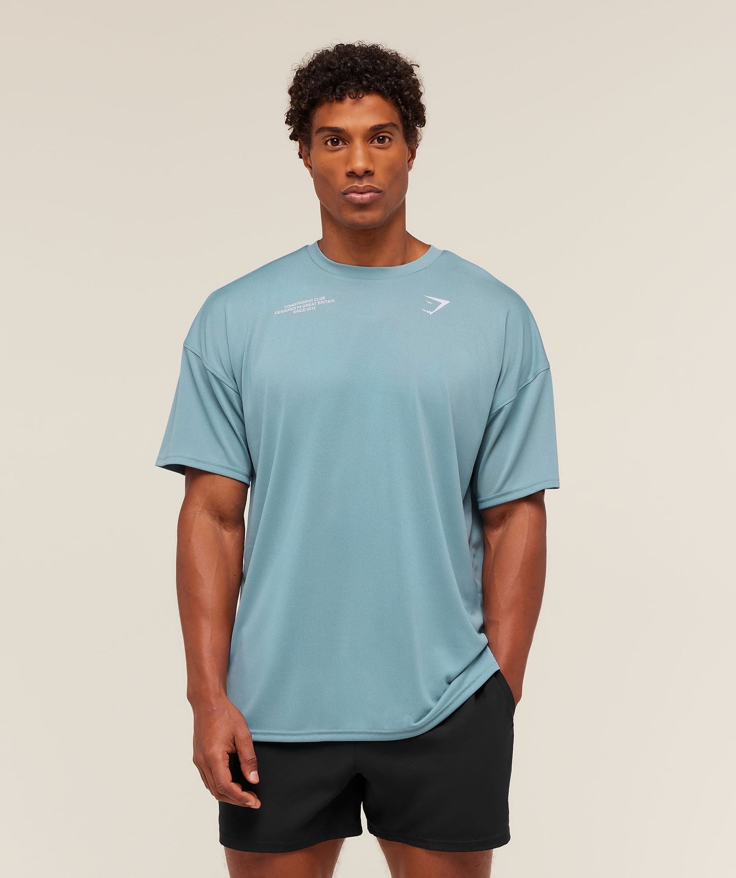 Gymshark Conditioning Club Oversized T-Shirt - Bench Blue
