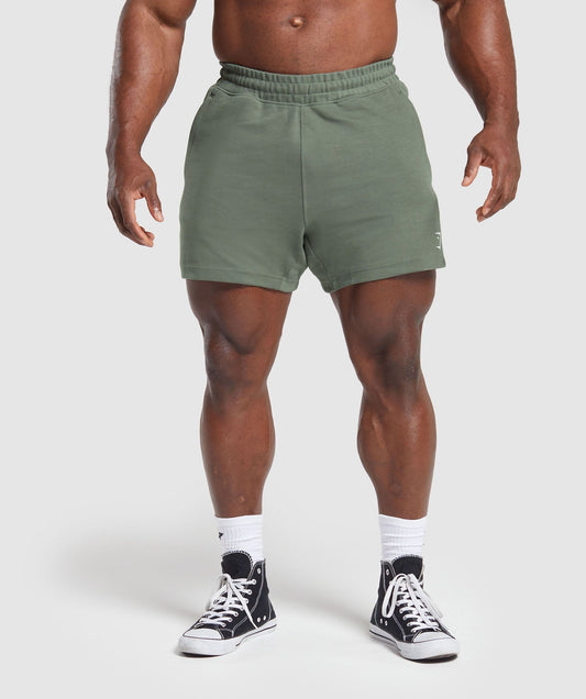 Gymshark React 5" Shorts - Dusk Green