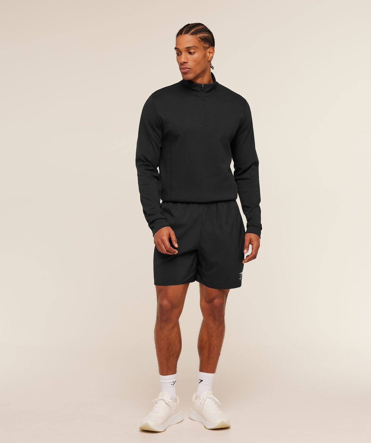 Gymshark Off Duty 1/4 Zip - Black
