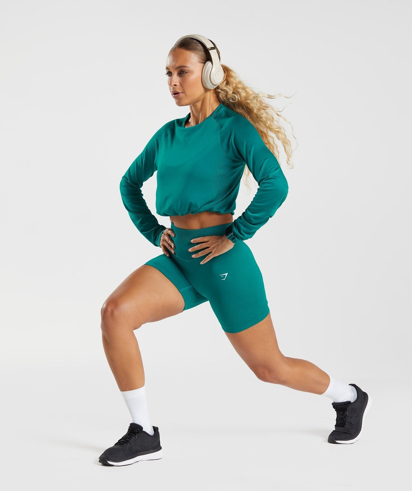 Gymshark Sweat Seamless Sculpt Shorts - Rich Teal