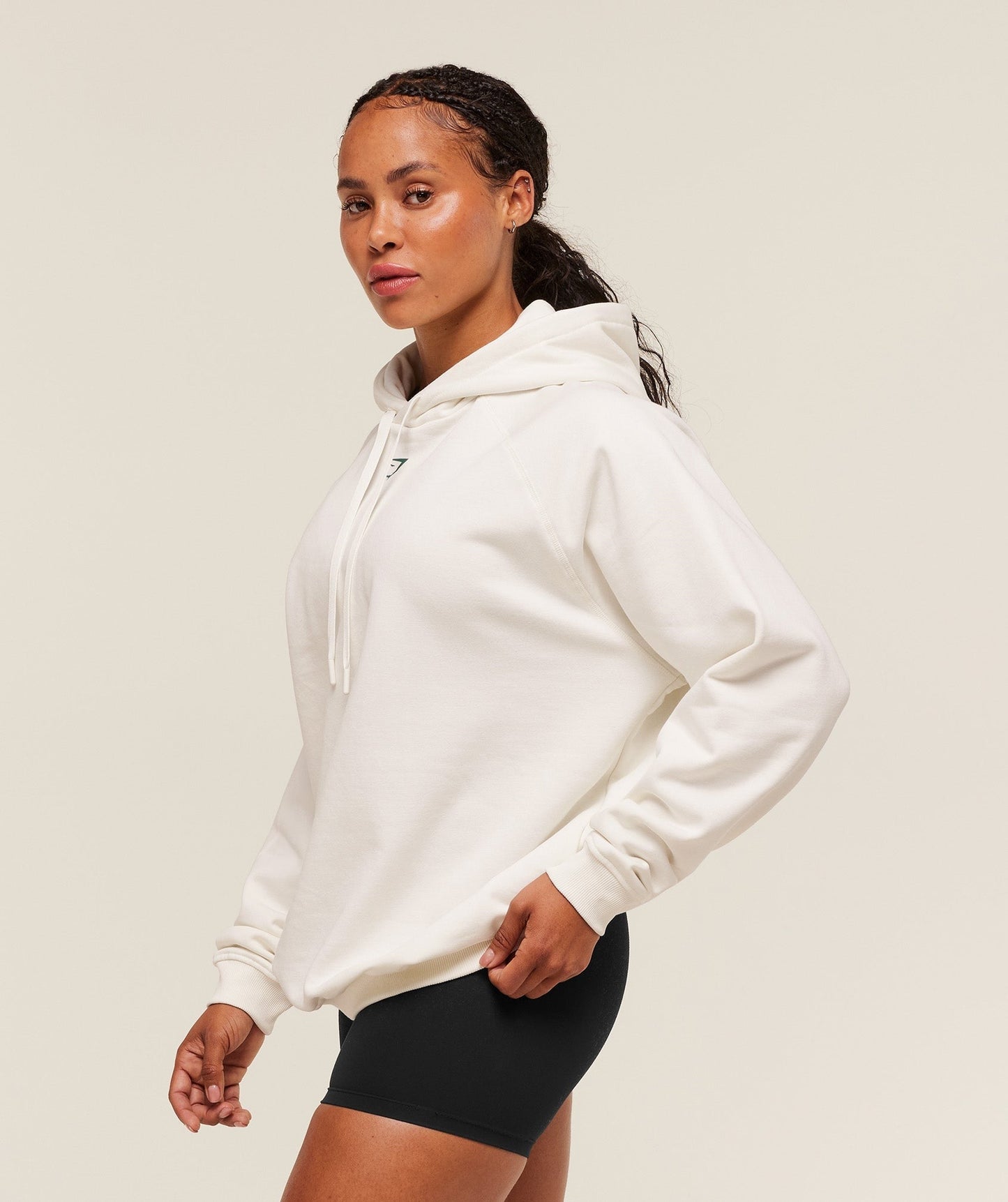 Gymshark Strength Department Oversized Hoodie - Soft White