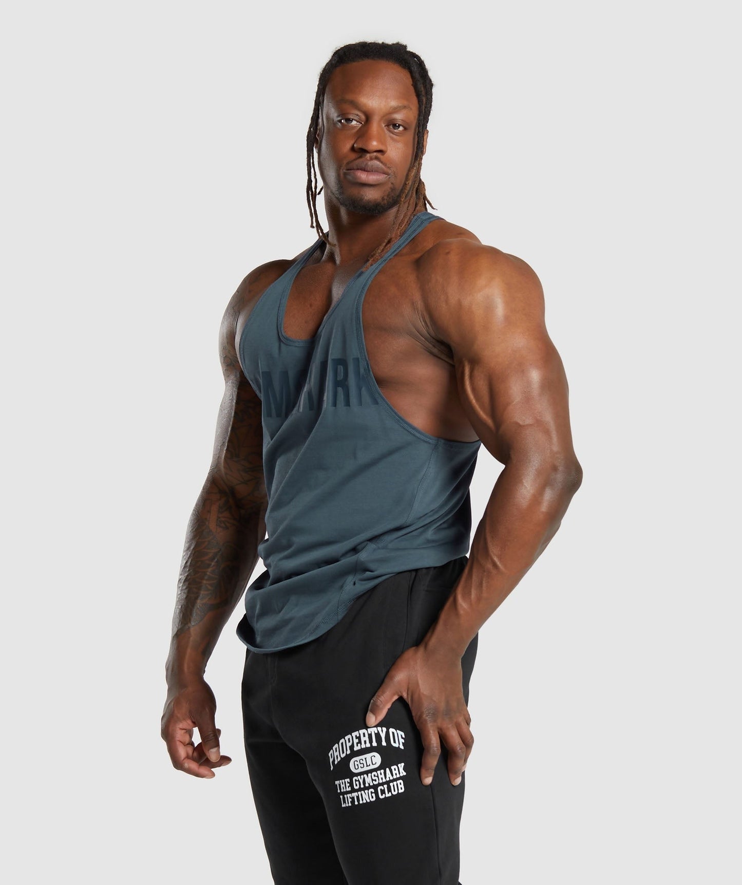 Gymshark Impact Stringer - Titanium Blue