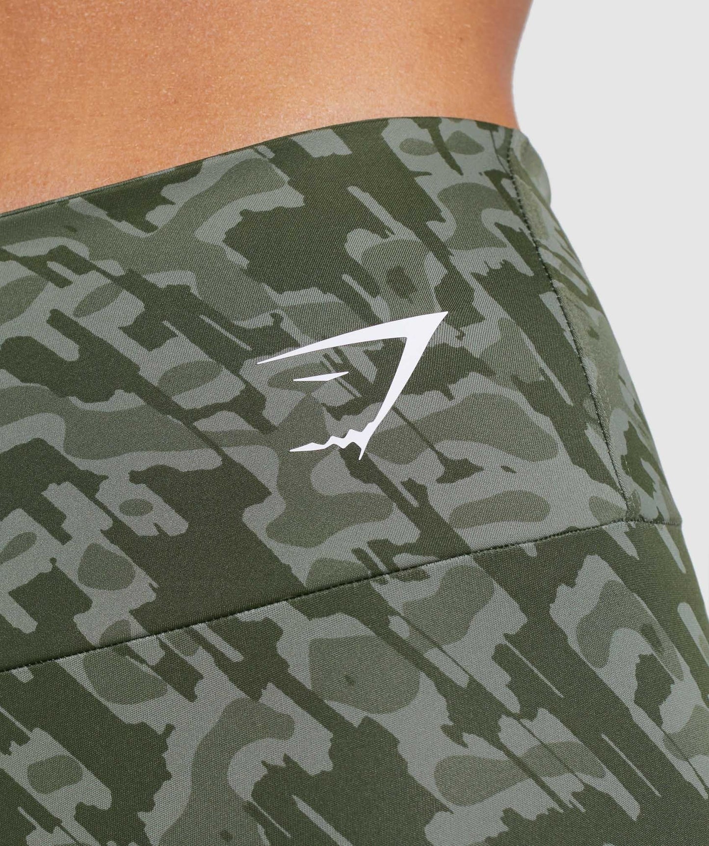 Gymshark Training Leggings - Green Print