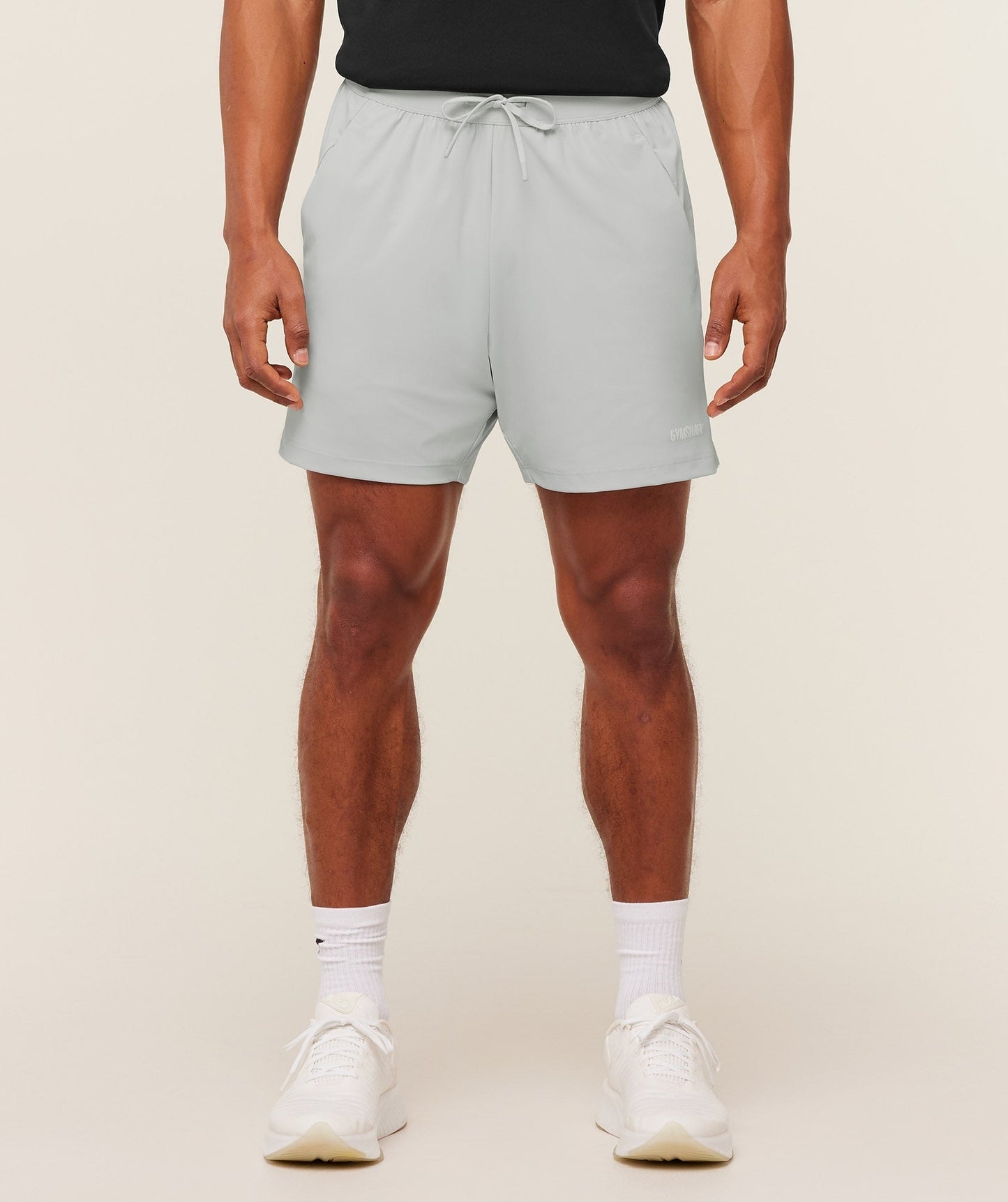 Gymshark Active Rest 6" Shorts - Light Grey