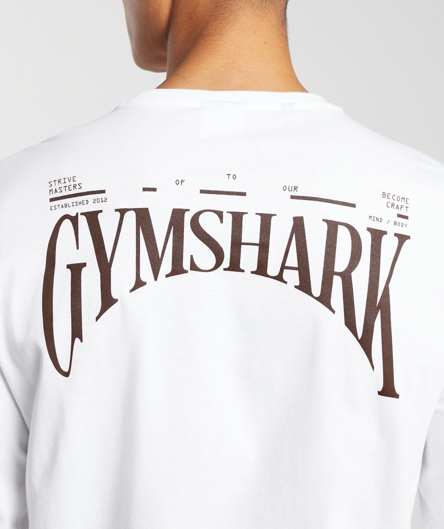 Gymshark Hybrid Wellness Long Sleeve T-Shirt - White