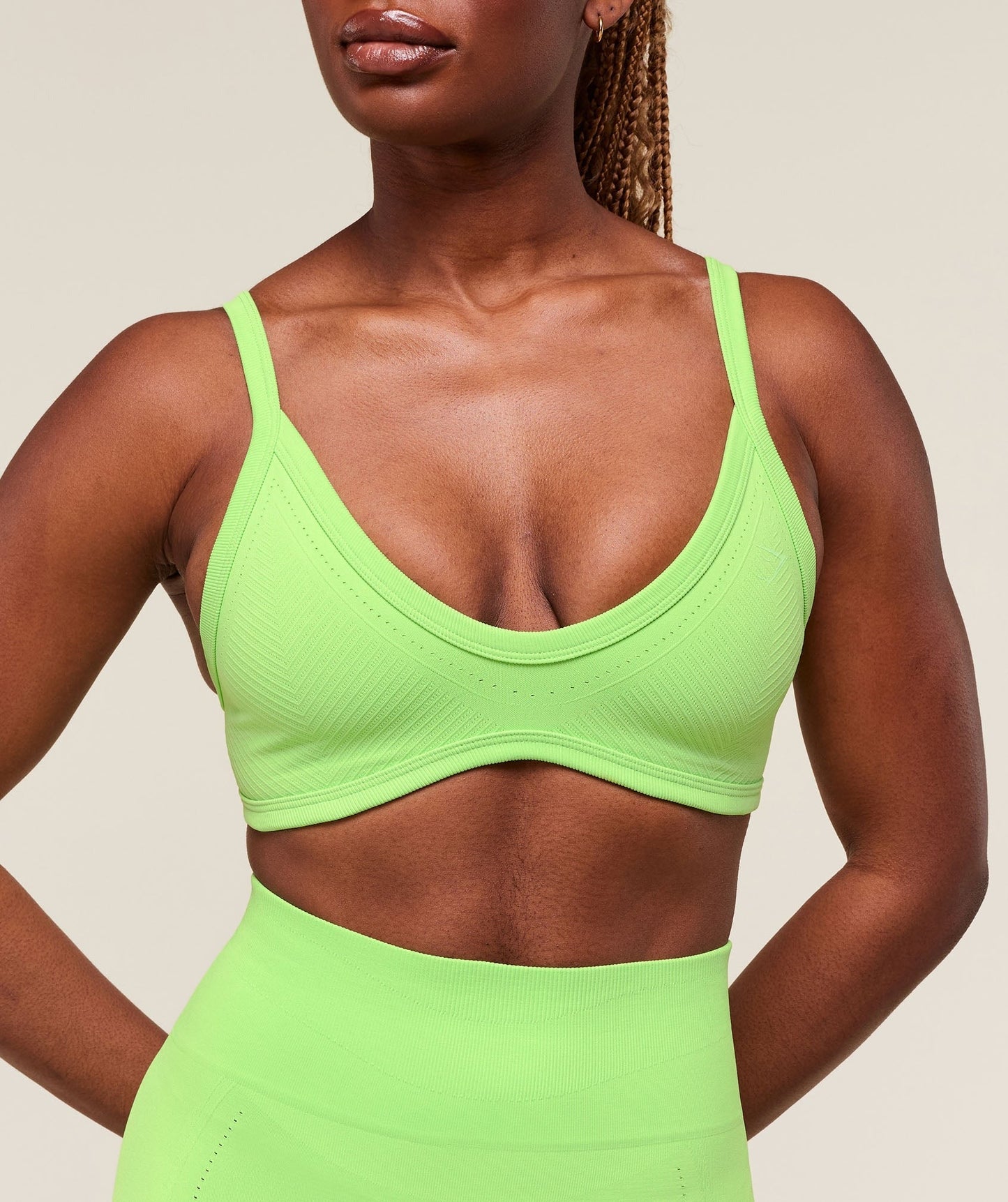 Gymshark Energise Seamless Sports Bra - Energy Gelato Green