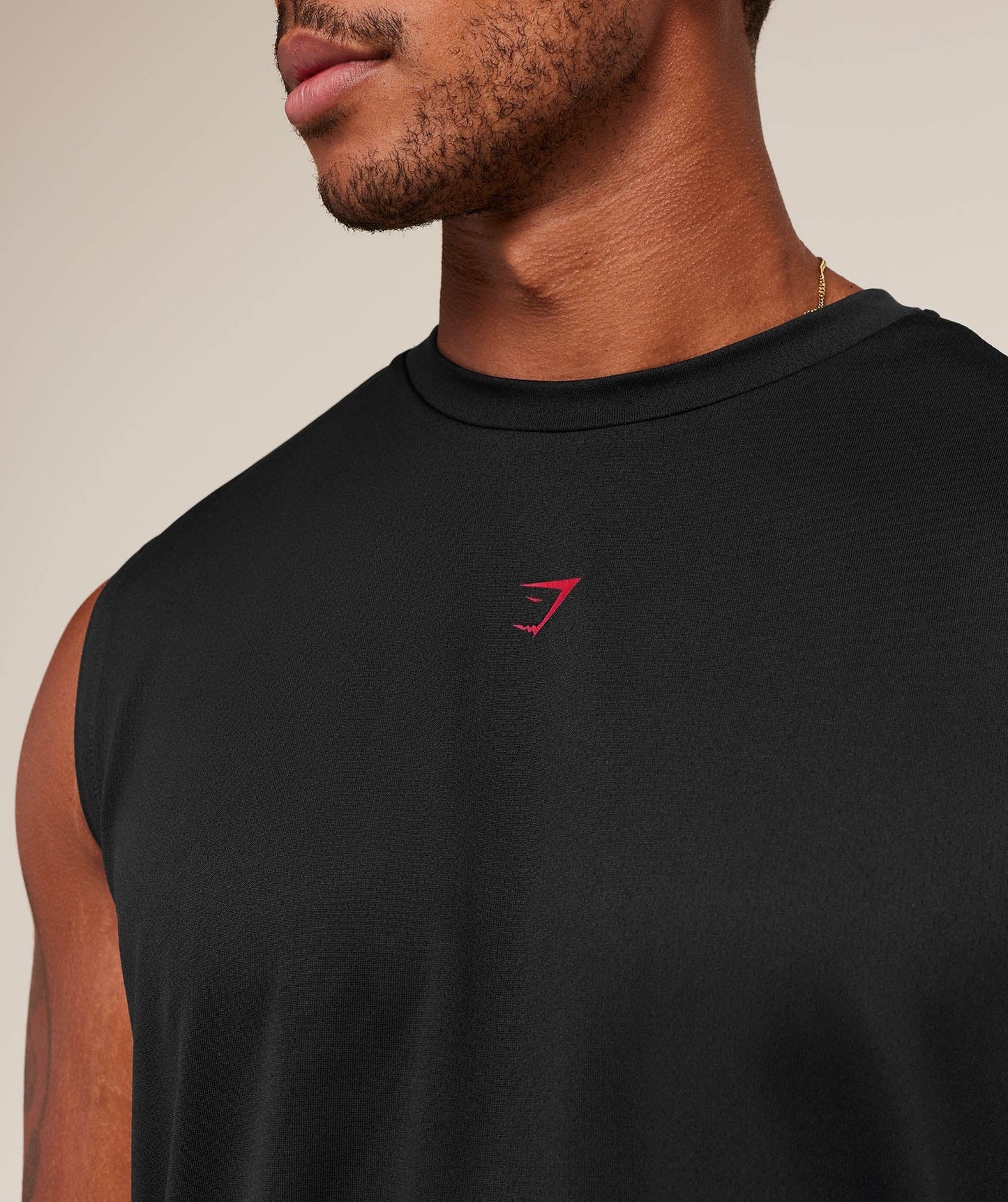 Gymshark Hybrid Graphic Tank - Black