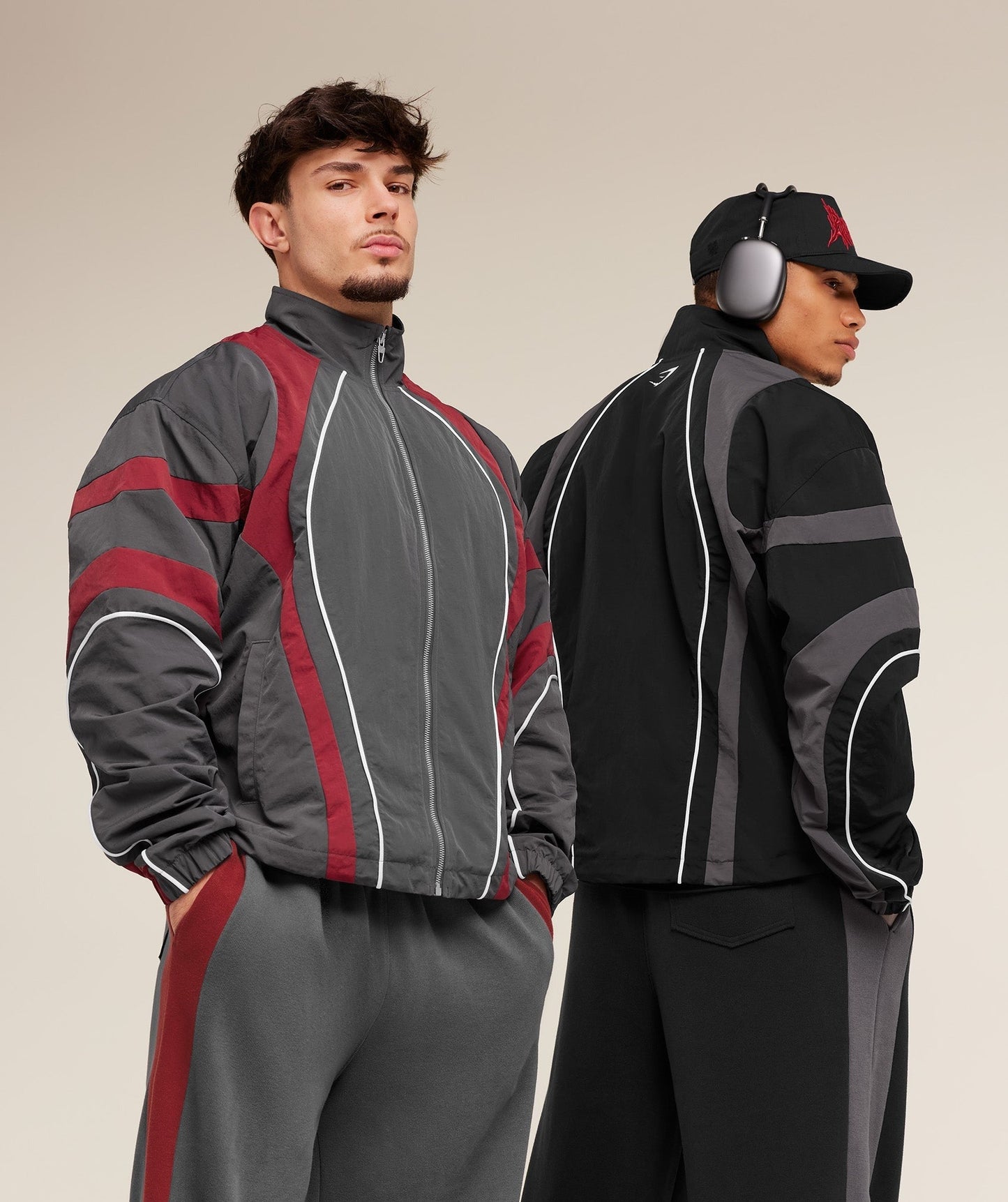 Gymshark x Carlos Belcast Track Jacket - Grey