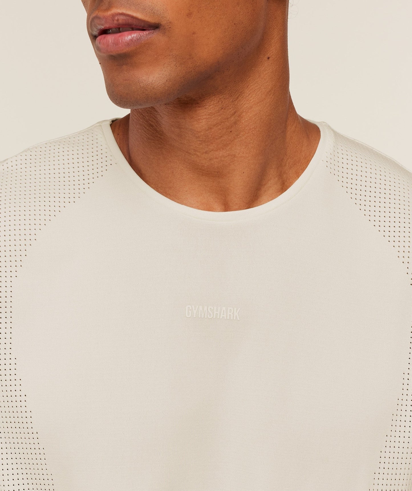 Gymshark Distance Seamless Tank - Soft White / Soft White
