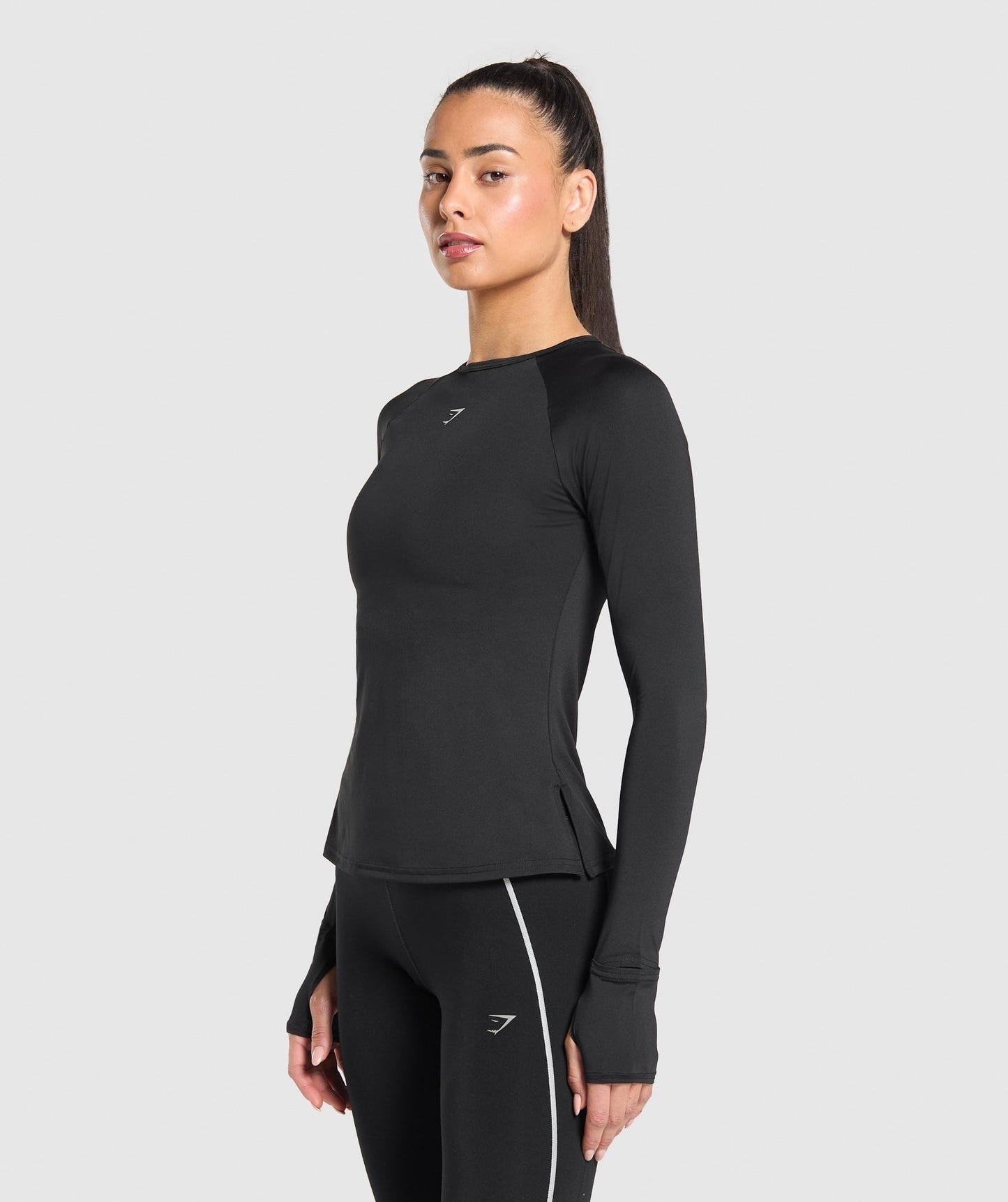 Gymshark Running Sleeve Top - Black
